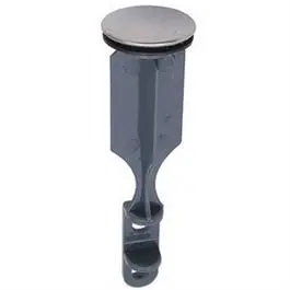 Bathroom Pop-Up Drain Stopper, Chrome, 5-1/8 X 1-3/8-In. 1