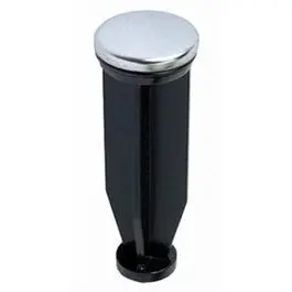 Bathroom Pop-Up Drain Stopper, Chrome Plastic, 3-1/2 X 1-1/4-In. 1