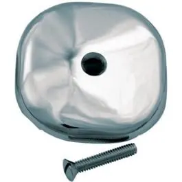 Bathtub Drain Overflow Face Plate, Square 1