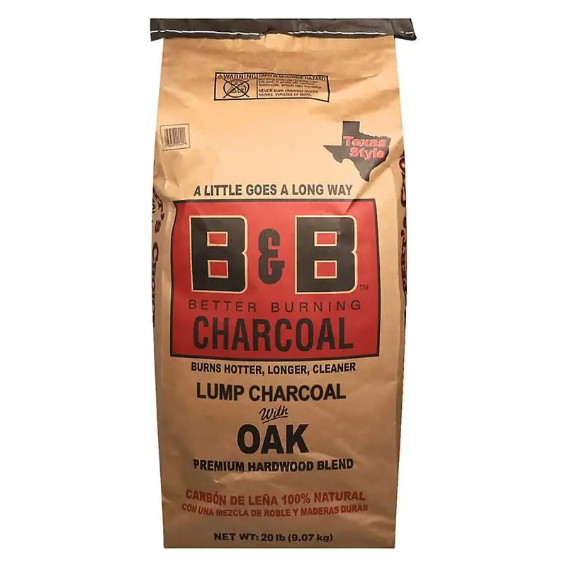 B&B Charcoal Oak Lump Charcoal 1