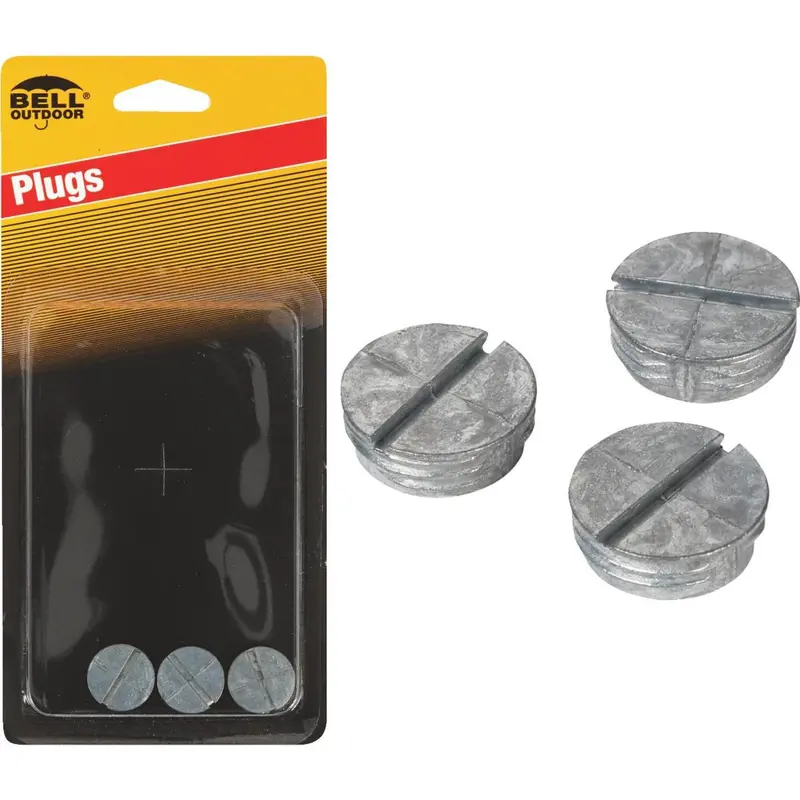Bell 1/2 In. Gray Closure Plug (3-Pack) 1