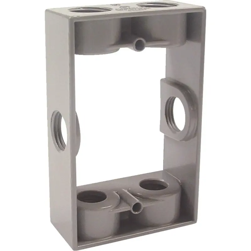 Bell 6-Outlet 1/2 In. Npt Die-Cast Aluminum Weatherproof Outdoor Box Extension Adapter 1