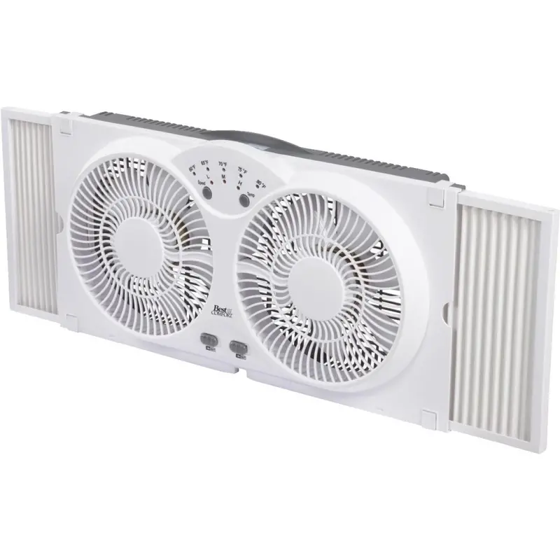 Best Comfort 9 In. 3-Speed Twin Window Fan 1