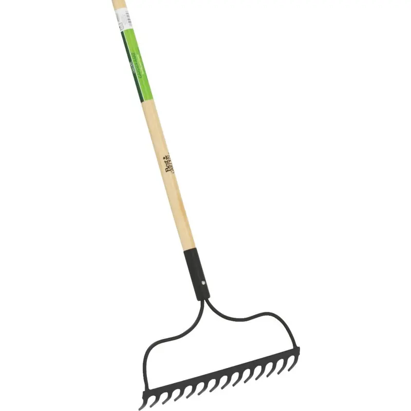 Best Garden 14 In. Steel Bow Garden Rake (14-Tine) 1
