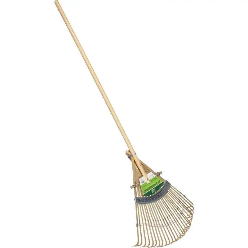 Best Garden 24 In. Bamboo Leaf Rake (26-Tine) 1