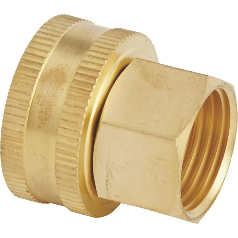 Best Garden 3/4 In. Fnh X 1/2 In Fnpt Brass Swivel Hose Connector 1