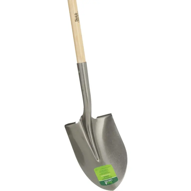 Best Garden 44 In. Wood Handle Round Point Shovel 1
