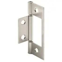 Bi-Fold Door Hinge, Satin Nickel, 2-Pk. 1