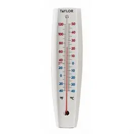 Big & Bold 15 X 3-Inch White Outdoor Tube Thermometer 1