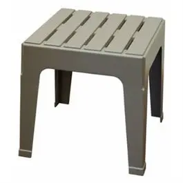 Big Easy Stack Table, Gray, 17.75 X 18.9 X 18.9-In. 1