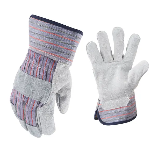 Big Time Products Firm Grip Suede Double Leather Palm Work Gloves 1