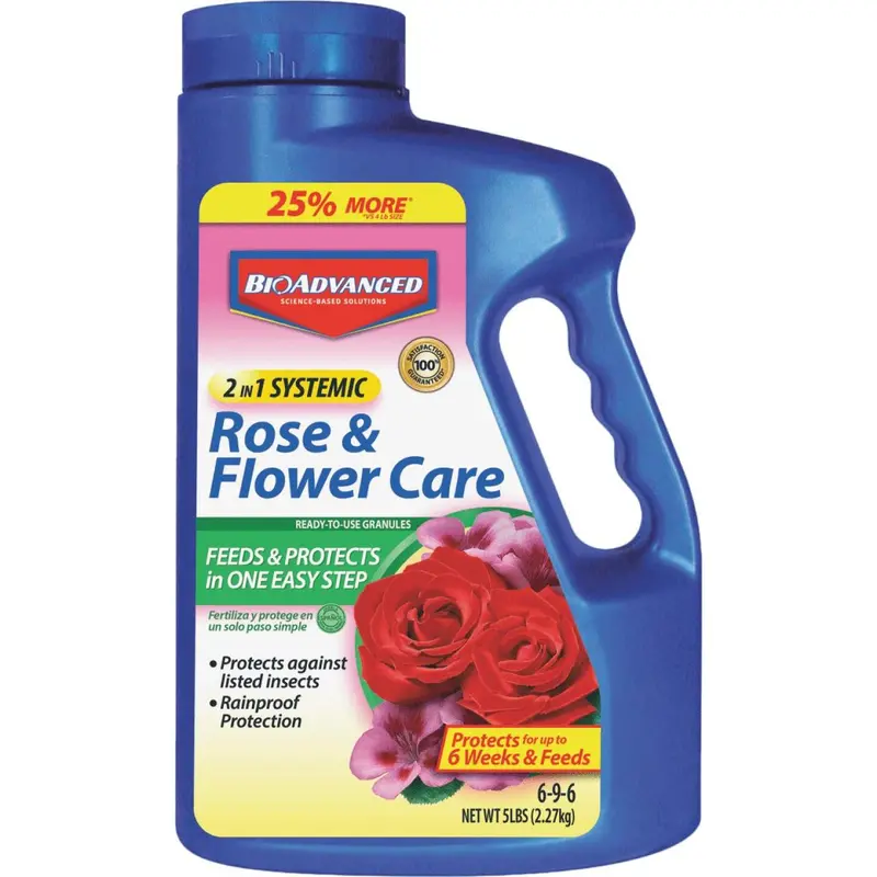 Bioadvanced 2-In-1 5 Lb. Ready To Use Granules Rose & Flower Care Insect Killer 1