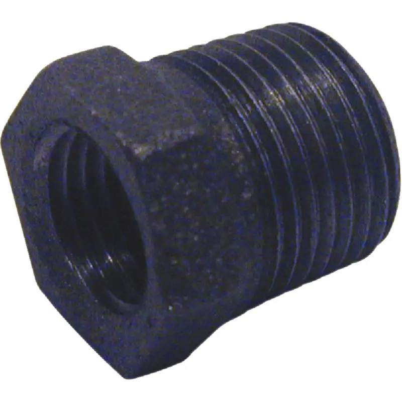 B&K 3/4 In. X 1/4 In. Hexagon Black Iron Bushing 1