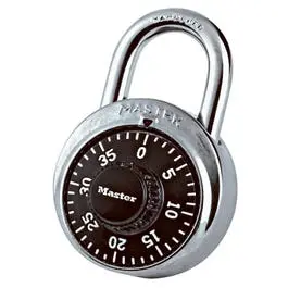 Black Combination Padlock 1