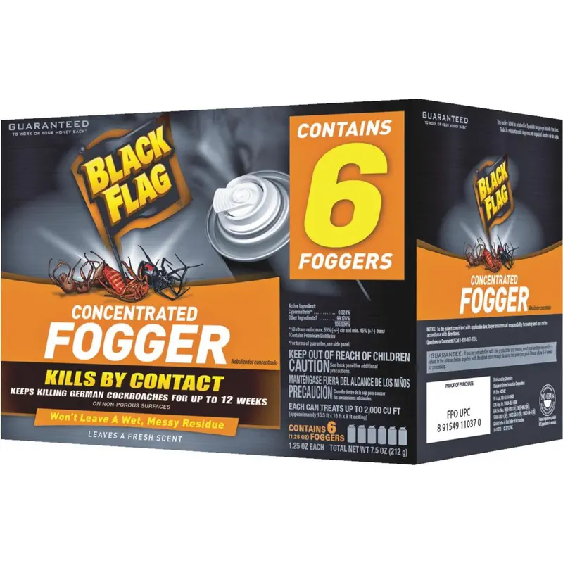 Black Flag 1.25 Oz. Indoor Insect Fogger (6-Pack) 1