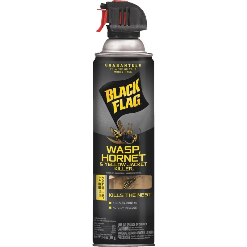 Black Flag 14 Oz. Liquid Aerosol Spray Yellow Jacket, Wasp & Hornet Killer 1