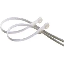 Black Mounting Cable Tie, Nylon, 8-In., 15-Pk. 1