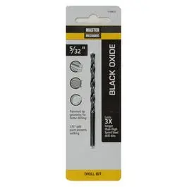 Black Oxide Drill Bits, 135 Split Point, 5/32 X 3-1/8-In. 1