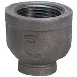 Black Pipe Fittings, Reducing Coupling, 3/4 X 1/2-In. 1