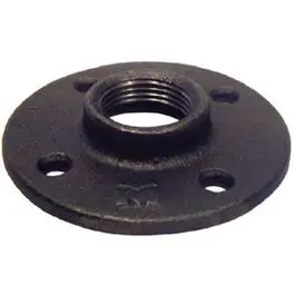 Black Pipe Floor Flange, .5-In. 1