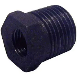 Black Pipe Hex Bushing, .5 X 3/8-In. 1