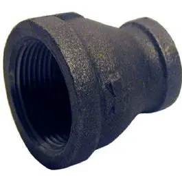 Black Reducing Coupling, 1/2 X 3/8-In. 1
