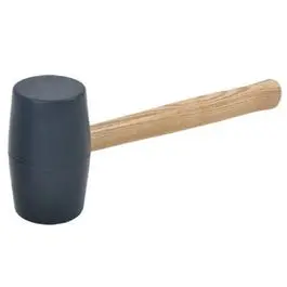 Black Rubber Mallet, 32-Oz. 1
