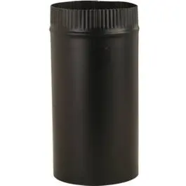 Black Stove Pipe, Half Joint, 24-Ga., 7 X 12-In. 1