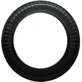 Black Stove Pipe Trim Collar, 24-Ga., 5-In. 1