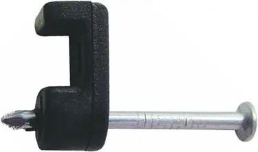 Blk Coaxial Staple Snap-On Stnd 25/ 1
