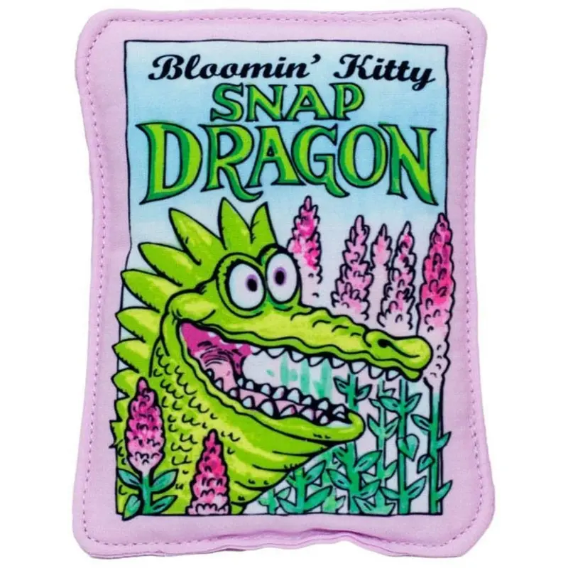 Bloomin' Kitty Snap Dragon Seed Packet Cat Toy 1