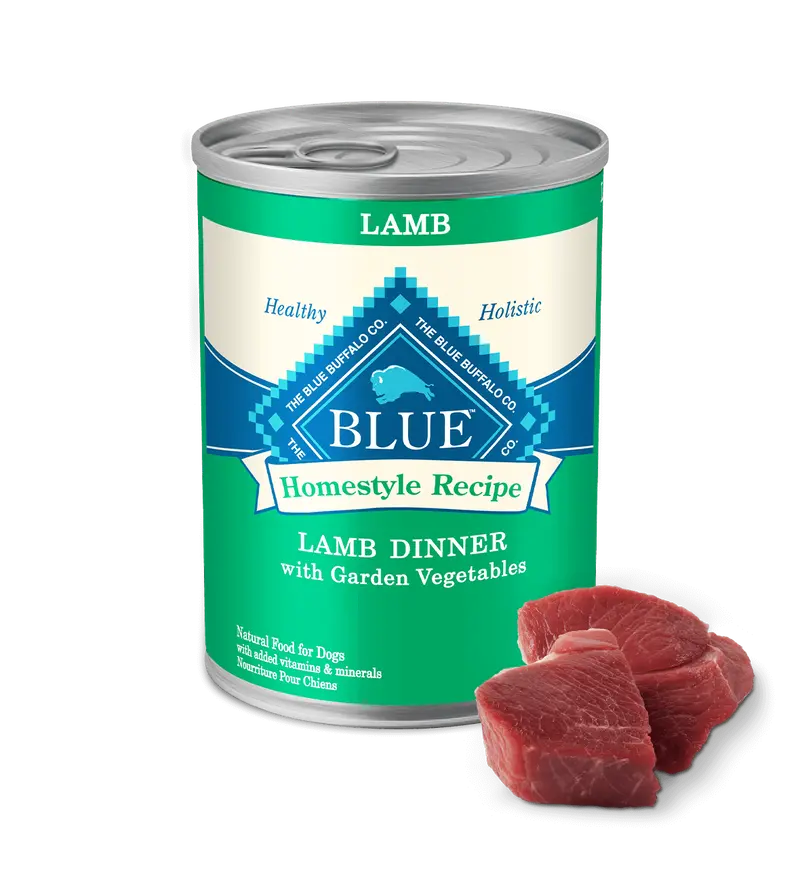Blue Buffalo Blue Homestyle Recipe™ Lamb Dinner With Garden Vegetables Adult Dog Wet Food 1