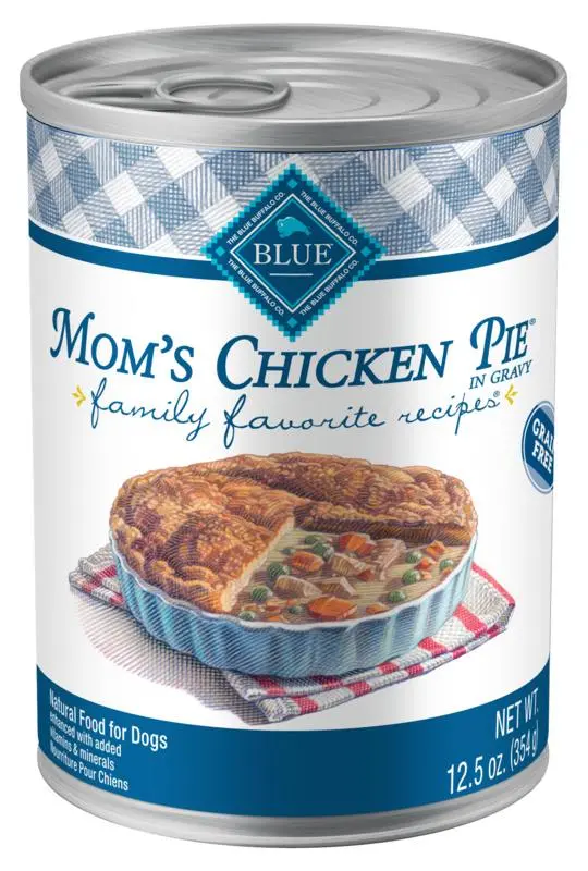 Blue Buffalo Family Favorites Mom's Chicken Pot Pie Canned Dog Food 1