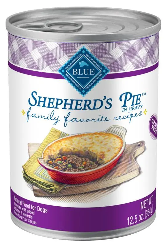 Blue Buffalo Family Favorites Shepherd's Pie Canned Dog Food 1