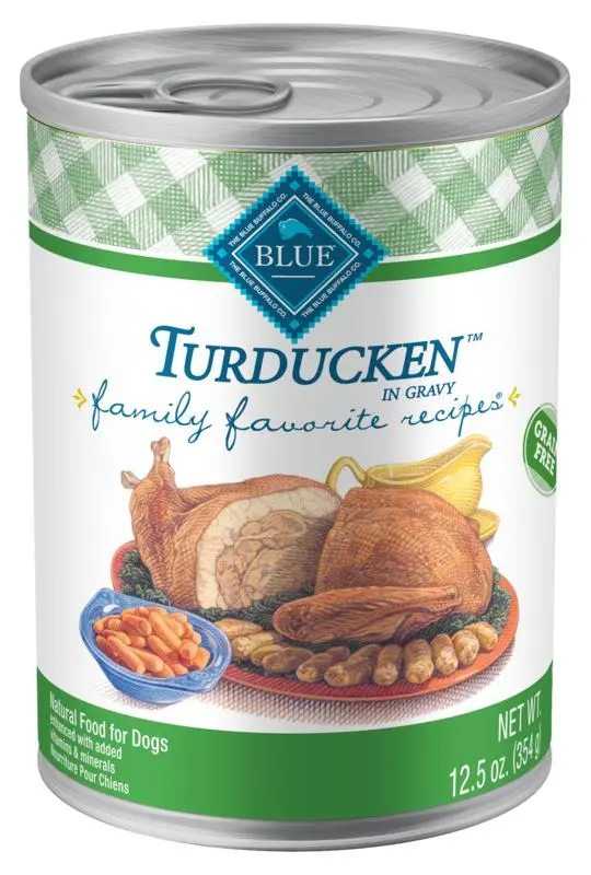 Blue Buffalo Family Favorites Turducken Canned Dog Food 1