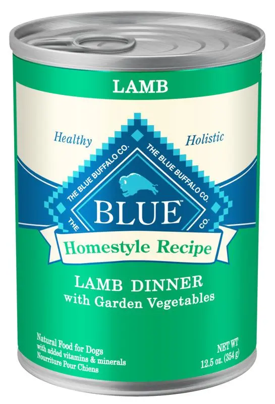 Blue Buffalo Homestyle Recipe Lamb Dinner With Garden Vegetables & Brown Rice Canned Dog Food 1