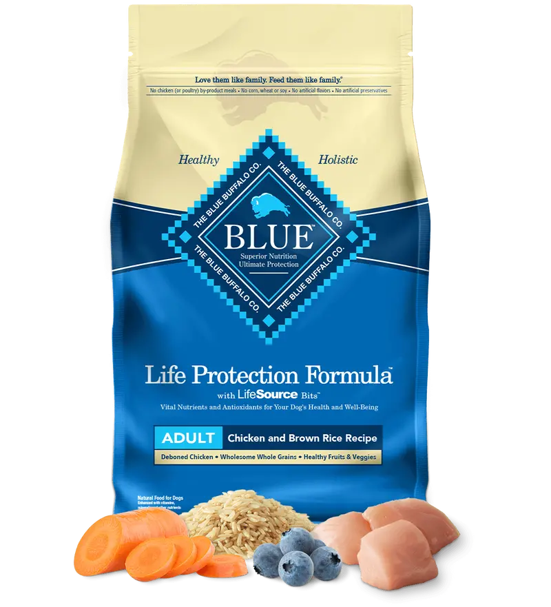 Blue Buffalo Life Protection Natural Chicken & Brown Rice Recipe Adult Dry Dog Food 2