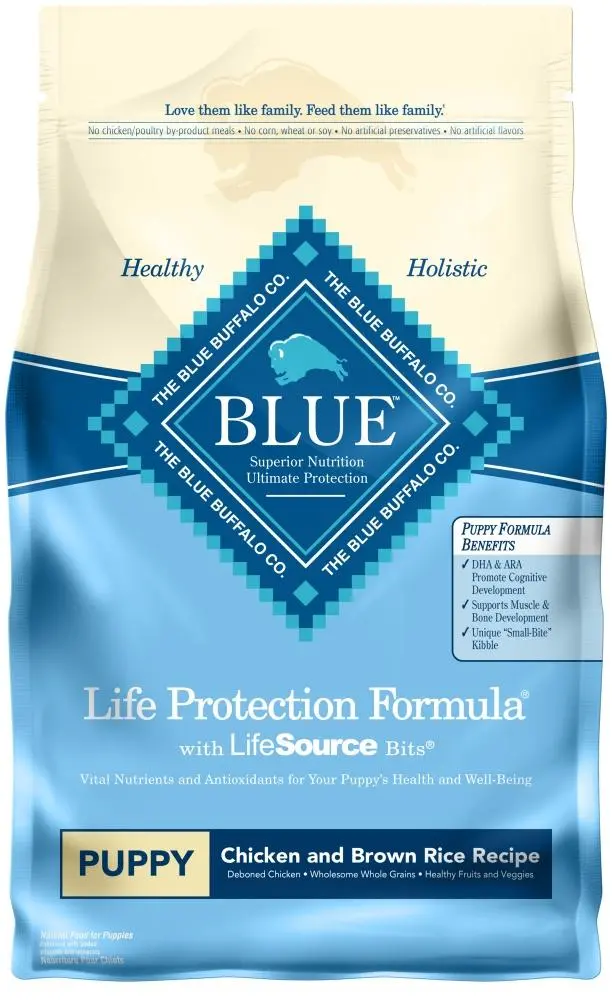 Blue Buffalo Life Protection Natural Chicken & Brown Rice Recipe Puppy Dry Dog Food 1