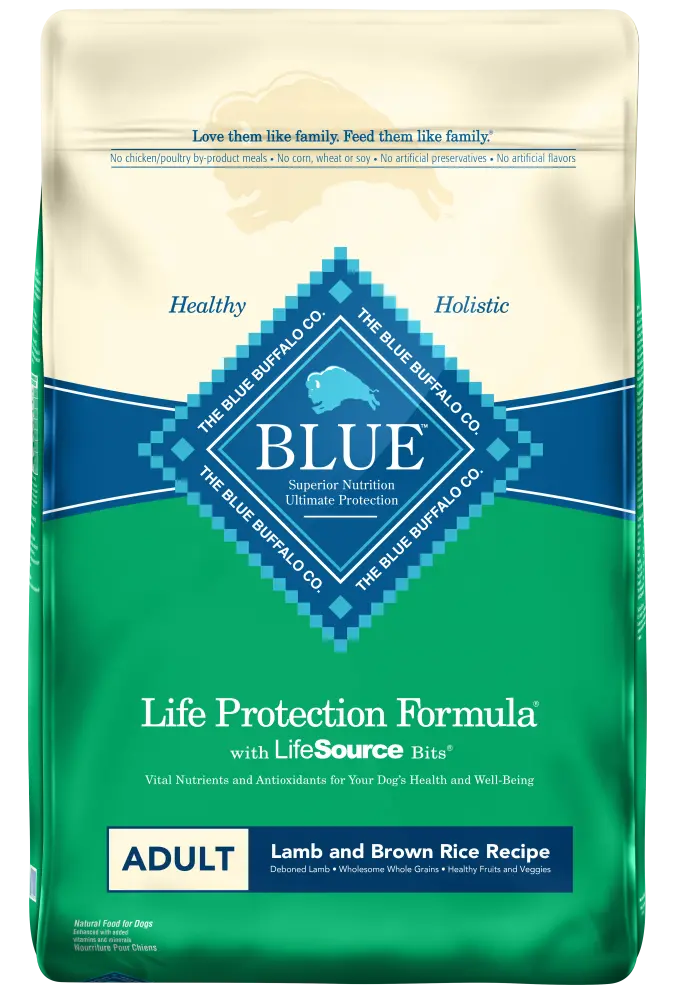 Blue Buffalo Life Protection Natural Lamb & Brown Rice Recipe Adult Dry Dog Food 1