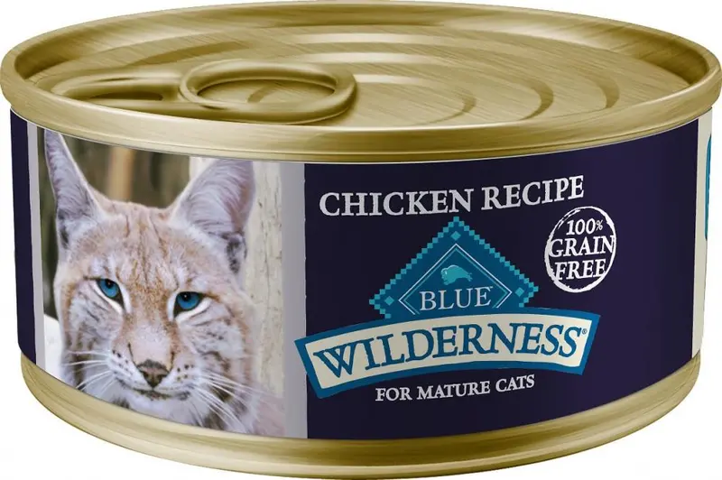 Blue Buffalo Wilderness Chicken Recipe Canned Cat Food 1