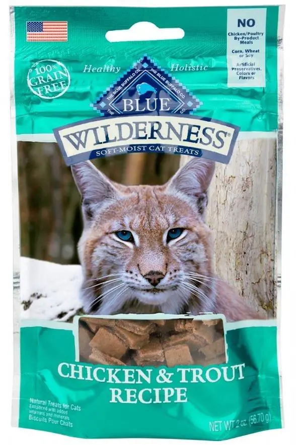 Blue Buffalo Wilderness Grain Free Chicken And Trout Cat Treats 1