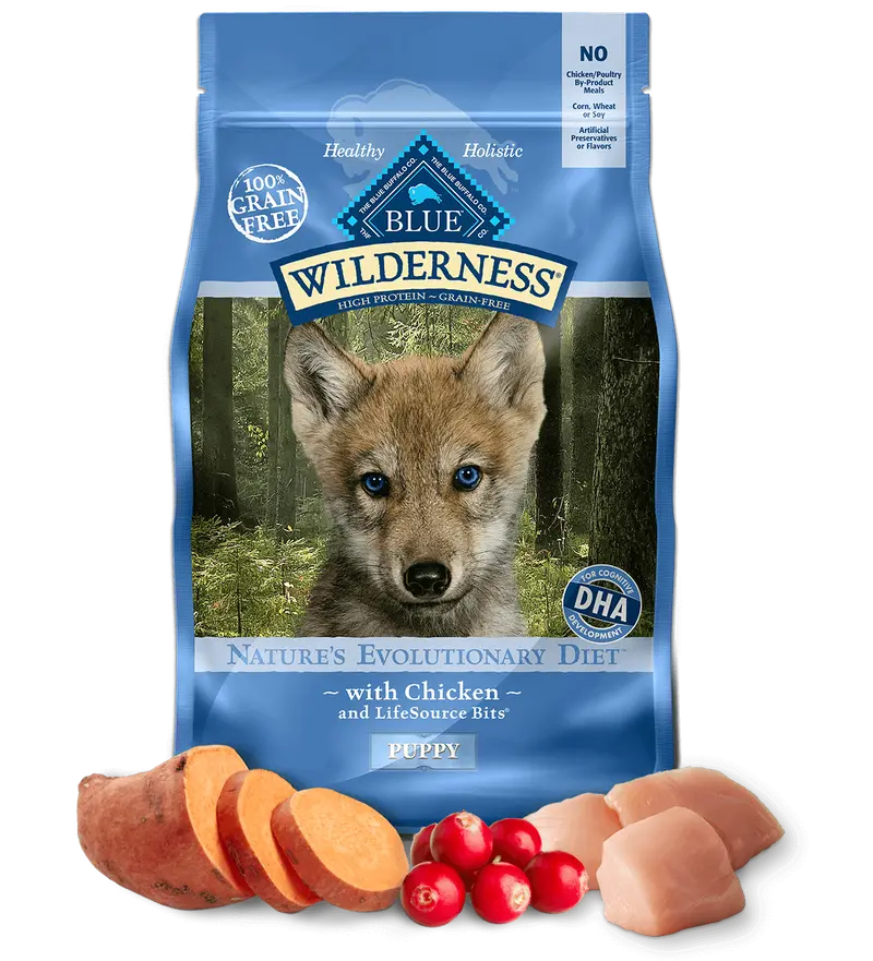 Blue Buffalo Wilderness™ Puppies Chicken Recipe 1
