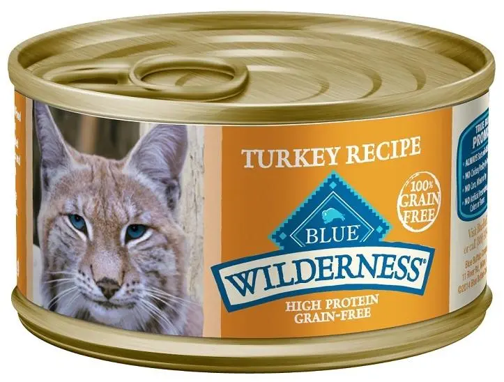 Blue Buffalo Wilderness Turkey Recipe Canned Cat Food 1