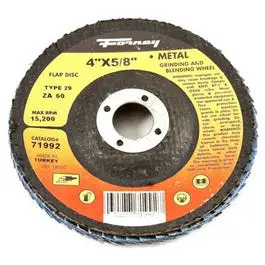 Blue Zirconia Flap Disc, Type 29, 60-Grit, 4-In. 1