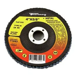 Blue Zirconia Flap Disc, Type 29, 80-Grit, 4-In. 1