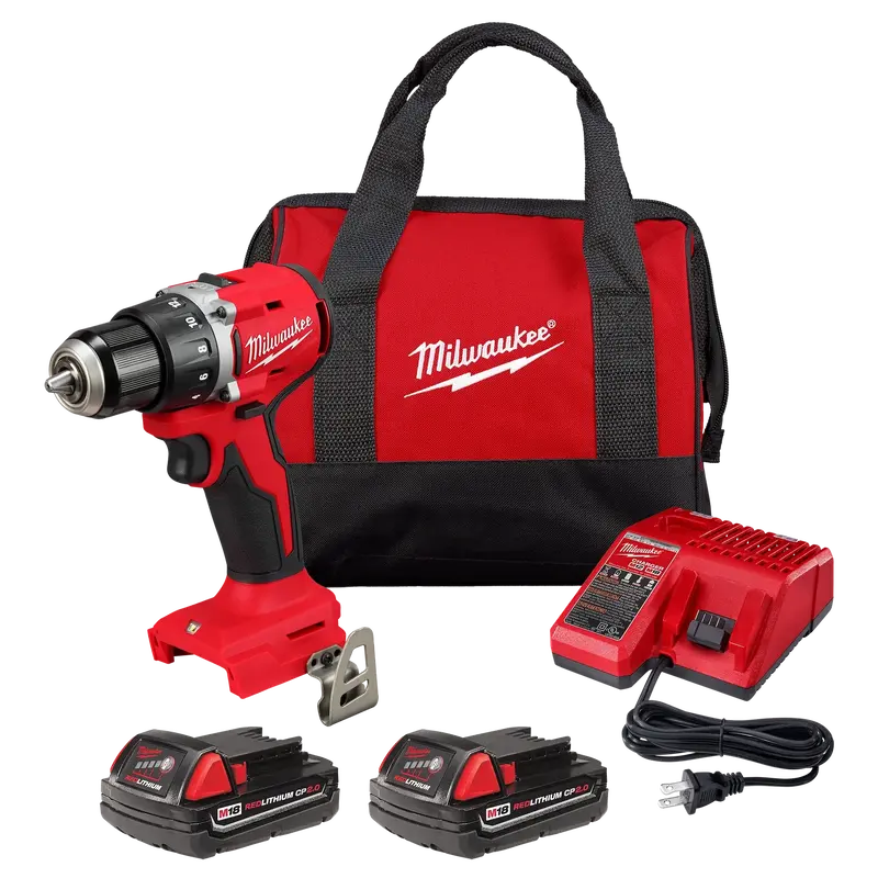 Bmilwaukee M18™ Compact Brushless 1/2" Drill/Driver Kit 1