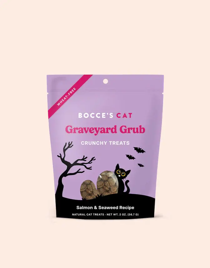 Bocce's Bakery Graveyard Grub Crunchy Cat Treats 1