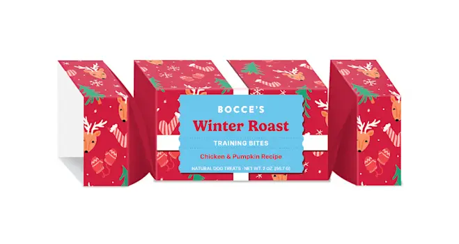 Bocce's Bakery Winter Roast Cracker Training Bites Dog Treats 1