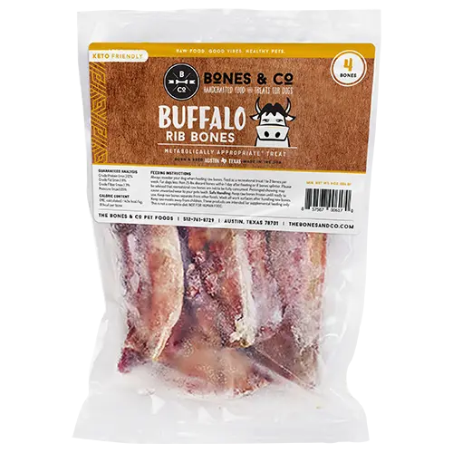 Bones & Co. Frozen Buffalo Rib Bones 1