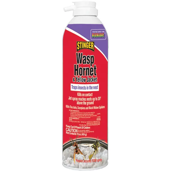 Bonide Stinger Wasp, Hornet & Yellow Jacket Aerosol Foam 1